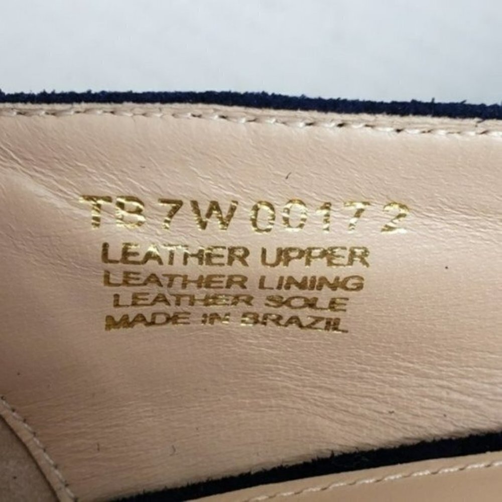 Tommy Bahama Blue Keep Palm Carry On Flats Sz 10 - Picture 7 of 7